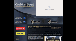 Desktop Screenshot of cambridgedentalassociates.com